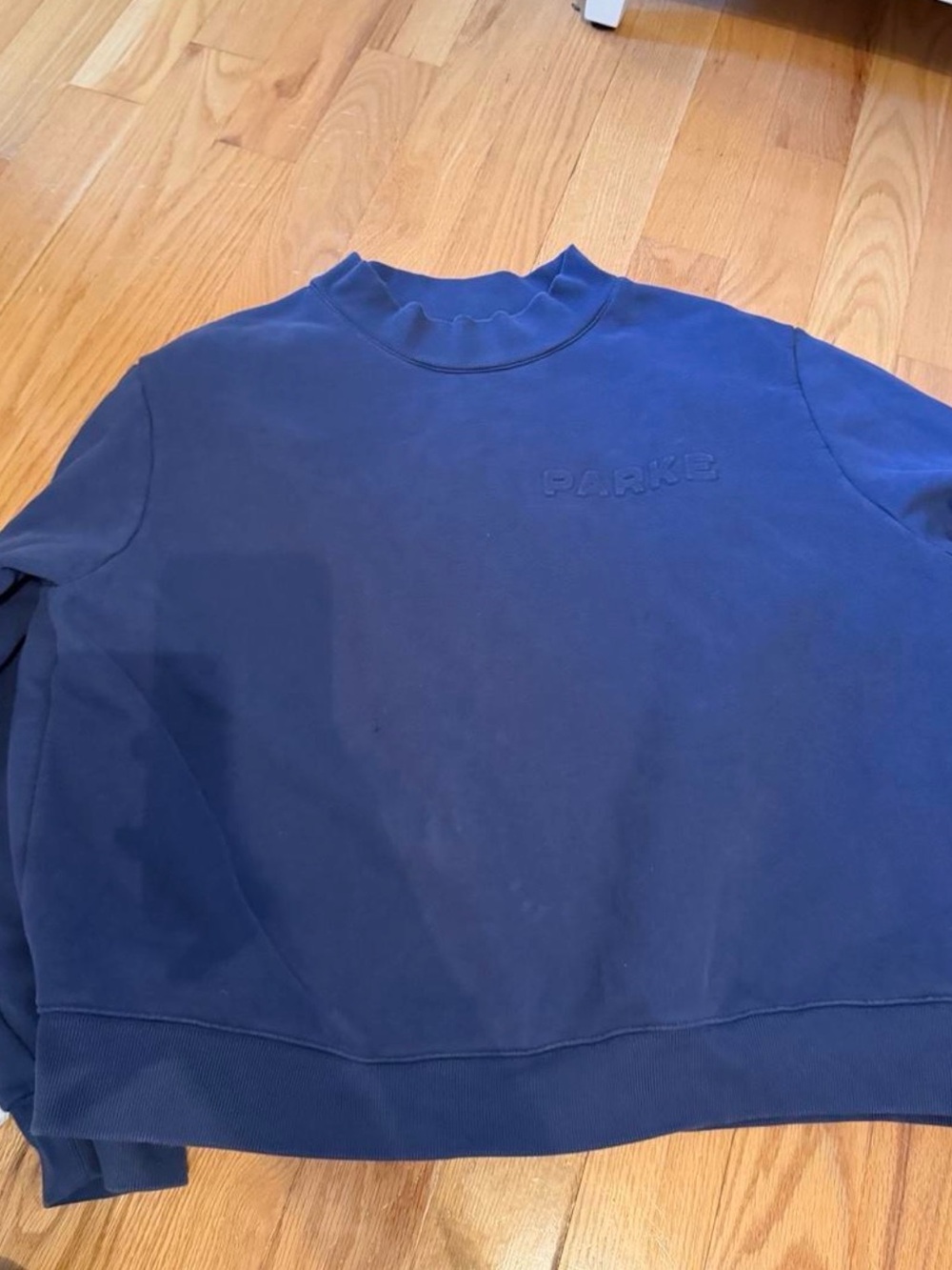 PARKE Embossed Mockneck navy (sold out!)